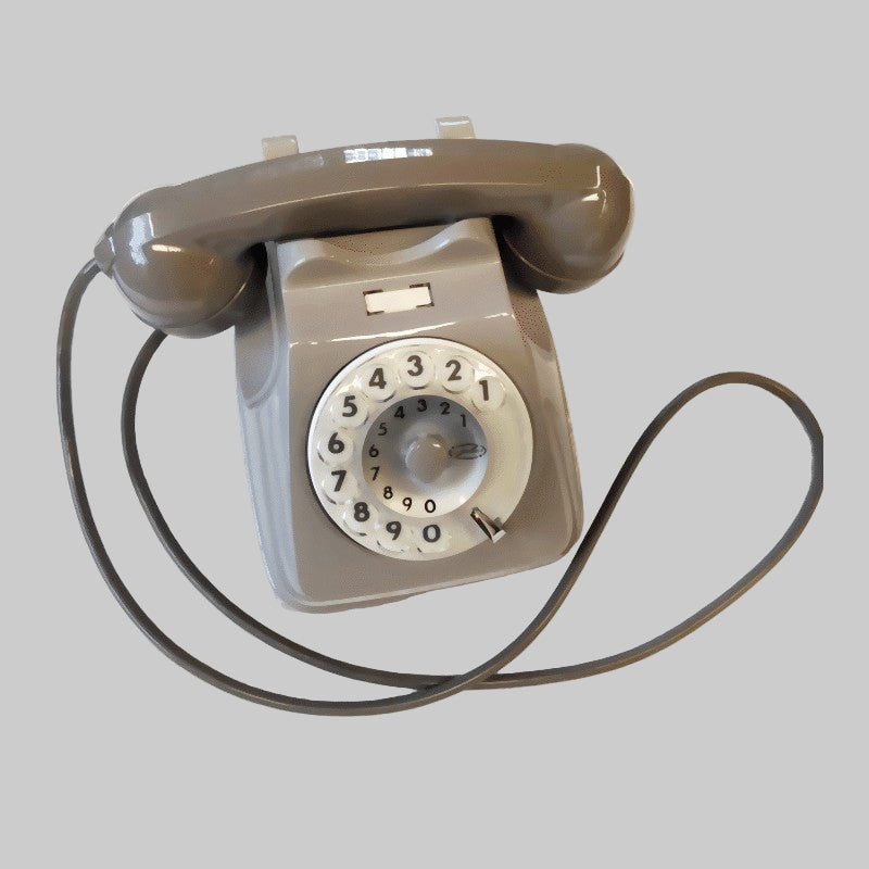 Italienisches graues Telefon