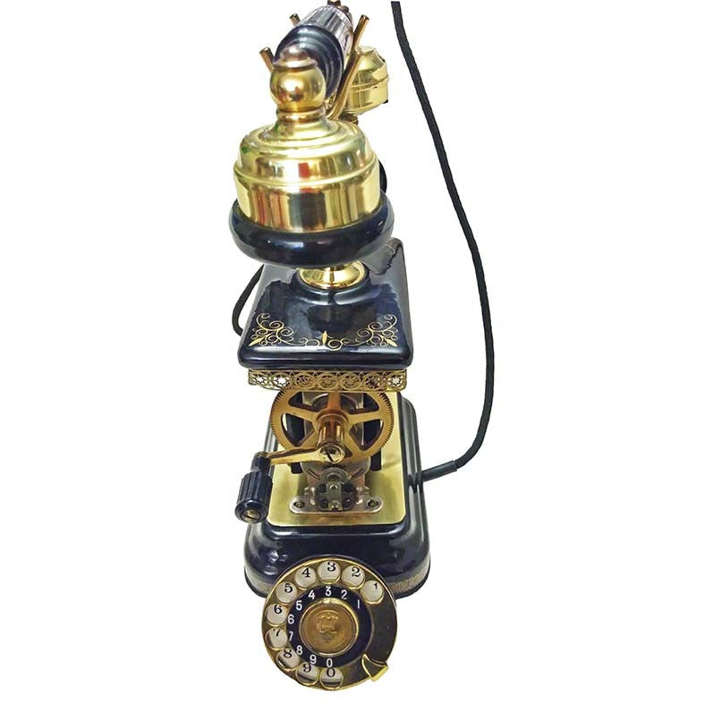 Daenisches Telefon mit Kurbel