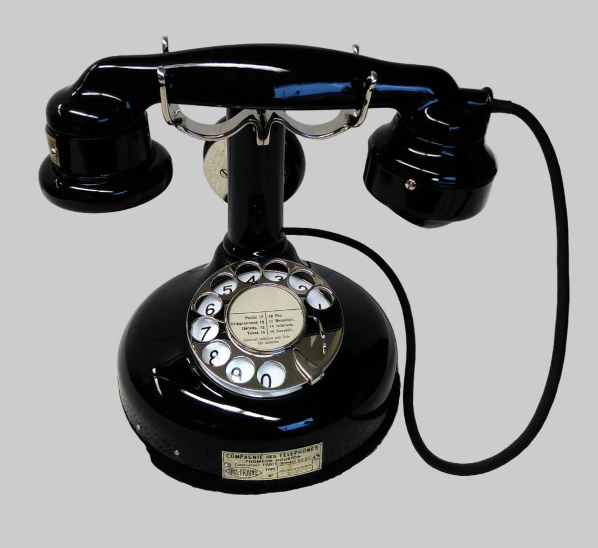 Telaphon Paris station with Thomson-Houston handset | France 1924 – Classic ...